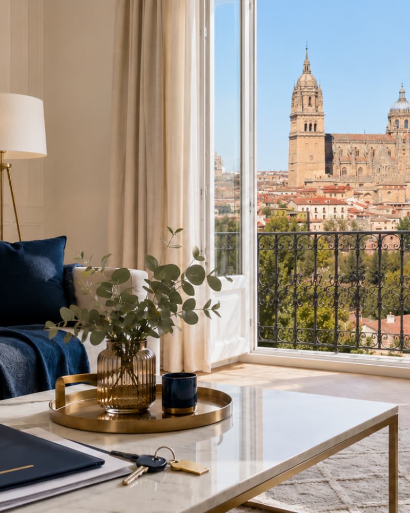 Piso en salamanca con vistas a la catedral y ciudad